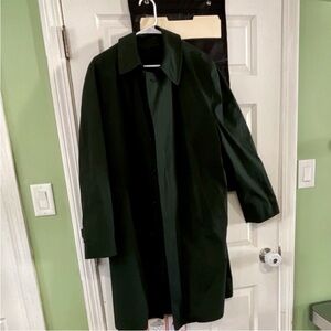 London Fog Men's Dark Green Trench Coat